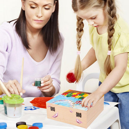 Holzbox aus Kiefernholz – Mit Klappdeckel & Verschluss