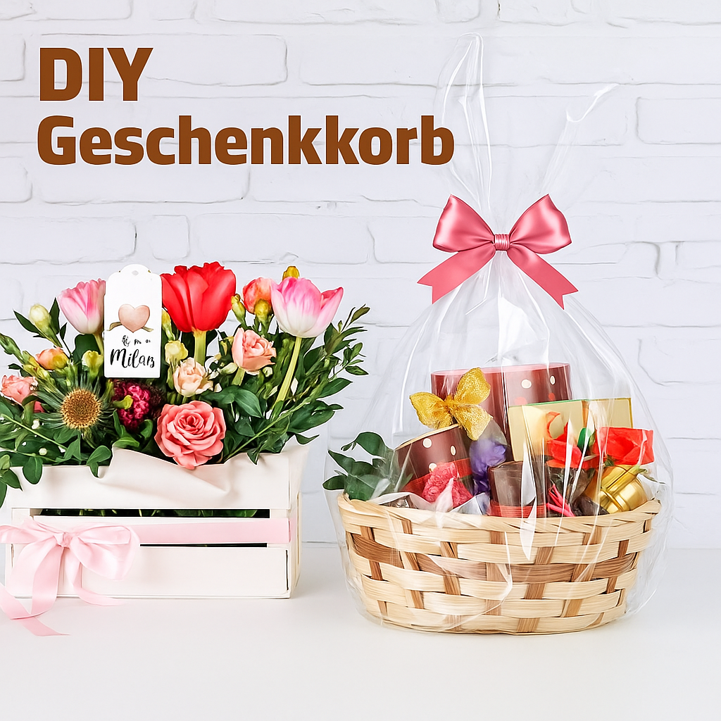 12er Pack Bambus Körbe – Runde Brotkörbe & Obstschalen